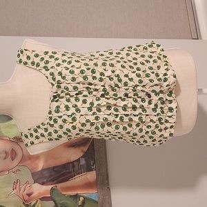 Anthropologie Pickleball Print Top